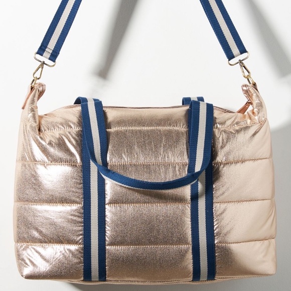 Anthropologie Handbags - NEW! Anthropologie Quilted Weekender Bag